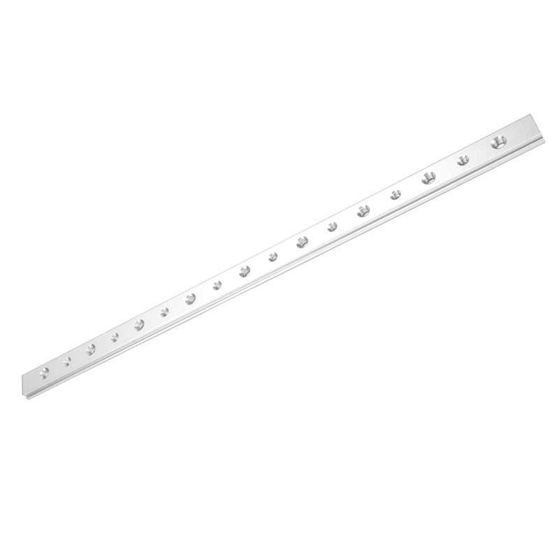T Slot Jig 450mm Aluminum Alloy Anodized Surface - Easy To Install Miter Track for DIY Woodworking Workbench Modification - Image 1