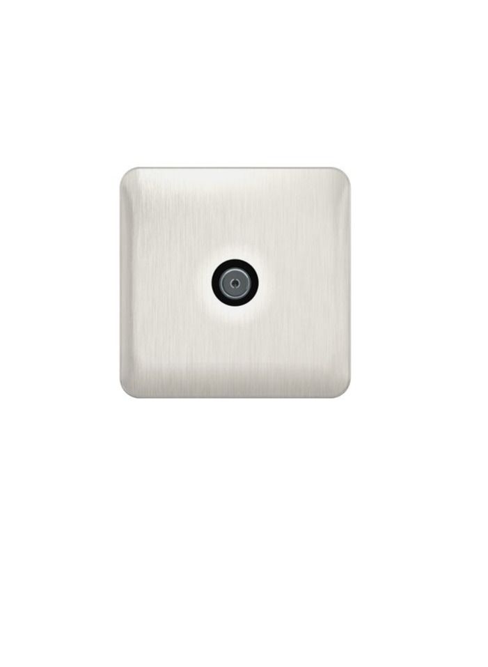 شنايدر إلكتريك Schneider Electric GGBL7010BSSS Lisse - TV / FM - عصابة واحدة من الفولاذ المقاوم للصدأ مع الجزء الداخلي باللون الأسود  - Image 3