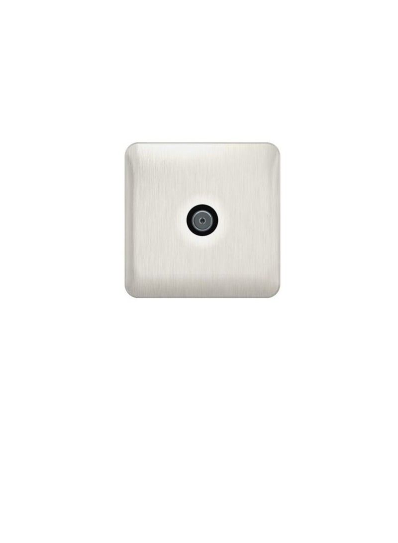 شنايدر إلكتريك Schneider Electric GGBL7010BSSS Lisse - TV / FM - عصابة واحدة من الفولاذ المقاوم للصدأ مع الجزء الداخلي باللون الأسود  - Image 2