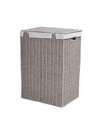 Small Laundry Hamper Grey With Liner 36 X 26 X 50 Cm - pzsku/Z998889586F99C9FDF777Z/45/_/1666107820/02a23720-d517-44bd-aeec-02390a5b1b55