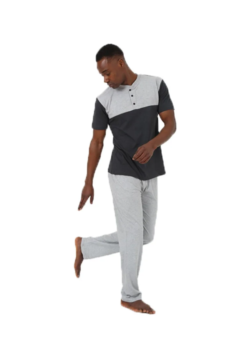 اكبينيز Men's 3-Piece Pajama Set 6825