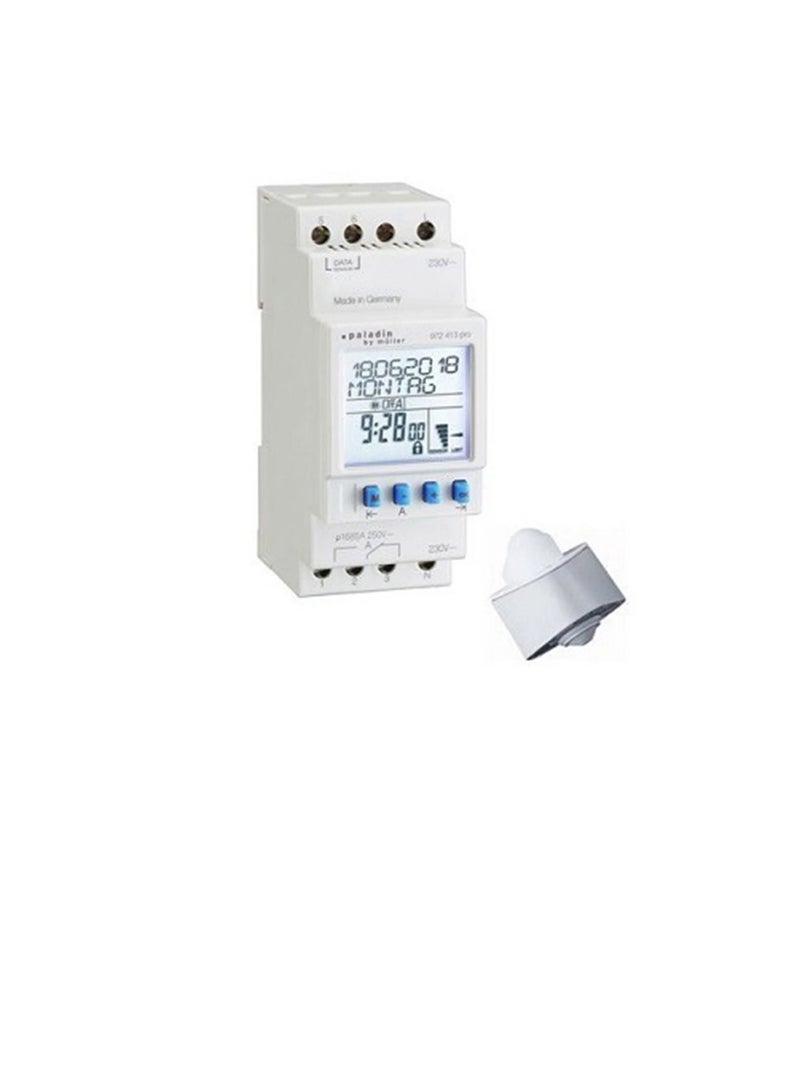 Muller Twilight Switch Digital 230V 1 Channel 1-50,000 Lux 972413 - Image 1