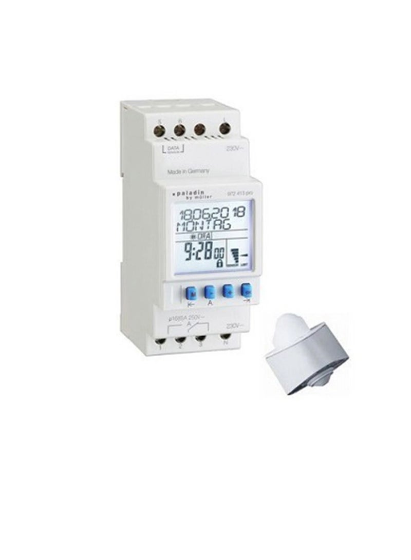 Muller Twilight Switch Digital 230V 1 Channel 1-50,000 Lux 972413 - Image 3