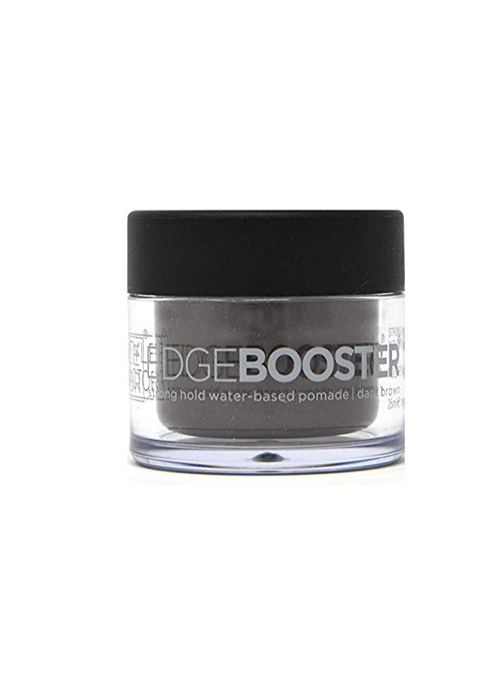 Edge Booster Mini Edge Booster Strong Hold Hair Pomade Color Travel 0.85oz (Dark Brown) 