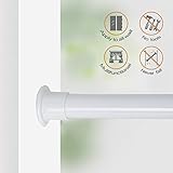 ALLZONE Heavy Duty Tension Shower Curtain Rod, 28-41 Inches, No Drilling, Never Bend, Never Collapse, Rust Free - Image 1