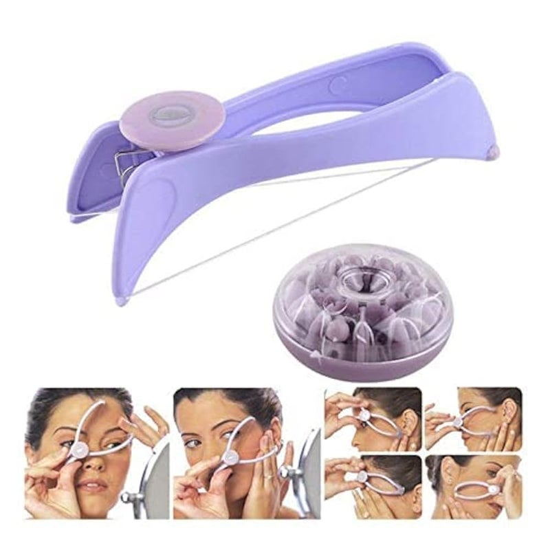 SPAREQUE threading machine for women, Eyebrow Face and Body Hair Threading and Removal System kit Tweezers for eyebrows, threading tool, threading machine for women epilators - Image 4