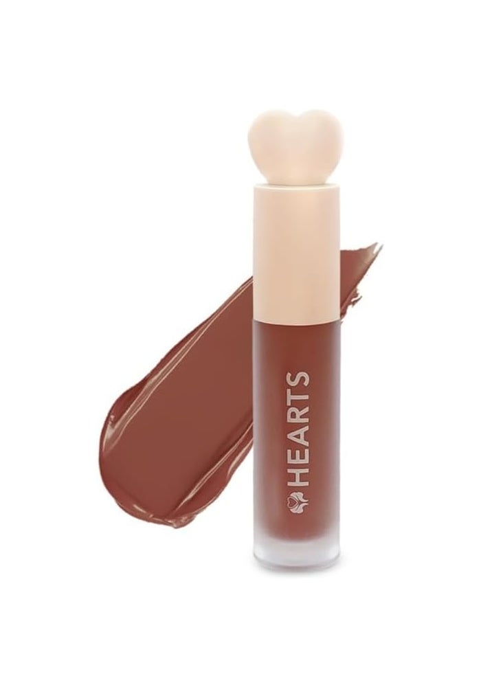 Hearts أحمر شفاه سائل مات بني مشمش هارتس 006 - Image 1