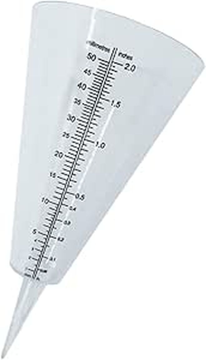 Plastic Rainfall Measuring Cup Rain Gauge For Garden Outdoor Use - Image 1