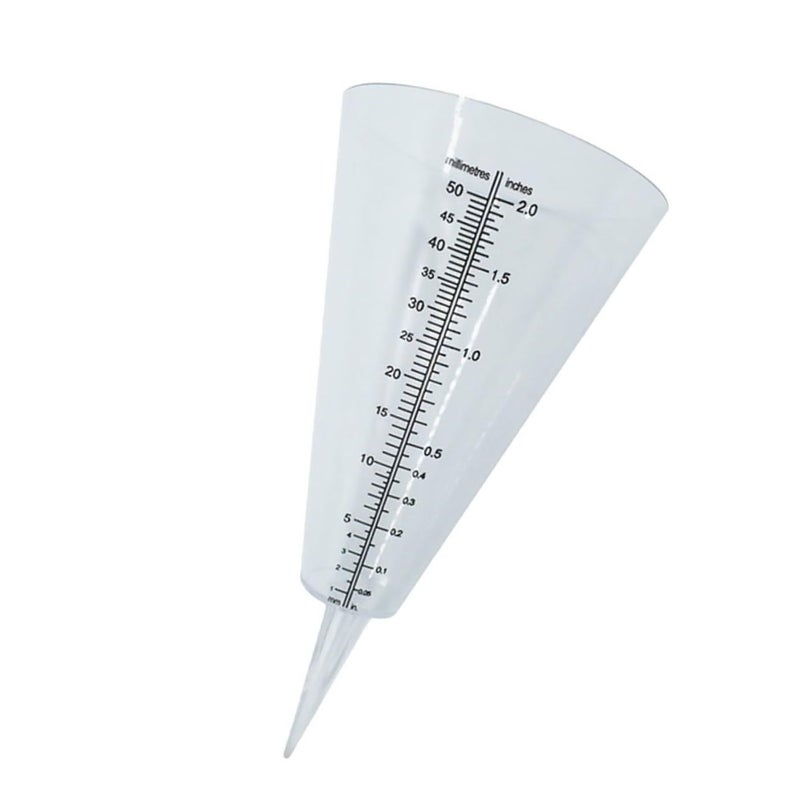 Plastic Rainfall Measuring Cup Rain Gauge For Garden Outdoor Use - Image 2