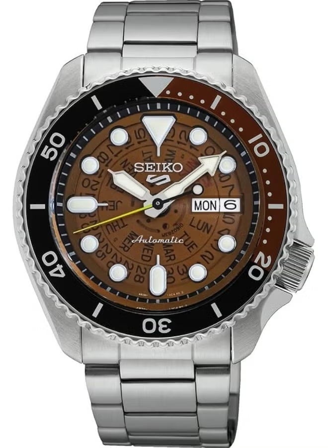 Seiko 5 Sports SKX ‘Skeleton Style’ Brown Dial SRPJ47K1 - Image 1