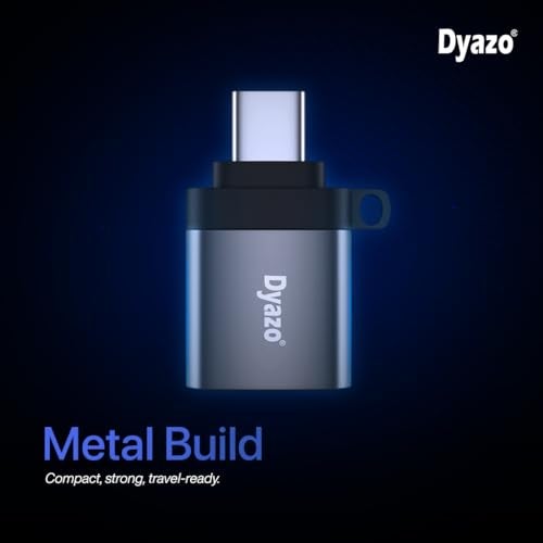 Dyazo USB Type C 3.1/3.0 to USB A Female OTG Adapter Compatible with MacBook Pro/Air 2019 2018 2017, Galaxy S20 S20+ Ultra Note 10 S9 S8USB Adapter, MacBook Air 2018 & All Type-C Devices - Image 3