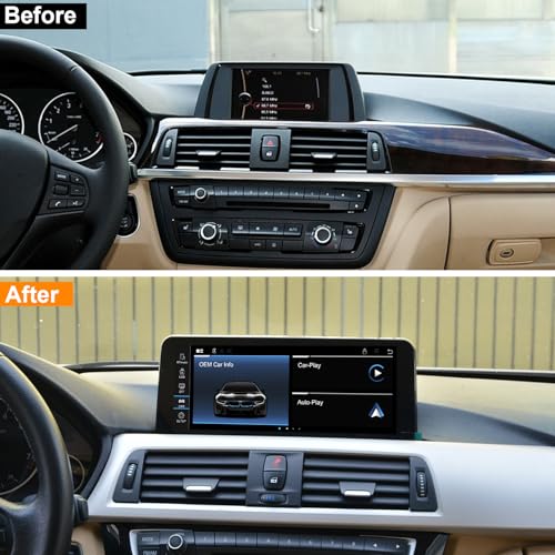 YEEHUNG 10.25 Inch Linux Car Touch Display Screen for BMW 2012-2017 F30 F20 F21 F22 F31 F32 F33 F34 F35 6PIN CIC NBT System Compatible with iOS 26 CarPlay Android Auto Works with OEM Bluetooth - Image 2