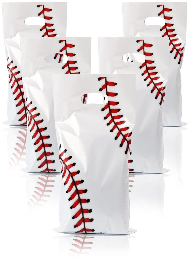 HEPAPATE 60Pcs Baseball Treat Candy Bags, Baseball Goodie Bag,Baseball Party Favors Bags, Baseball Theme Gift Bag for Kids Birthday Party Decorations - Image 1