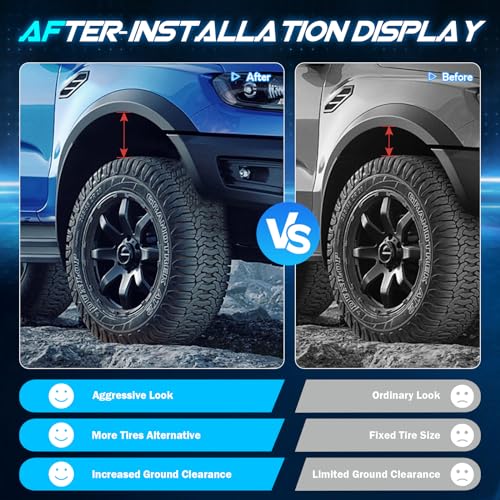 ILONPA 2" Front Leveling Lift Kit Fit for 2007-2013 Chevy Avalanche, 2007-2023 Tahoe Silverado 1500, GMC Sierra 1500 Yukon, Raised by 2 inch Front Suspension Spring Strut Spacer Lift Spacers, Set of 2 - Image 5