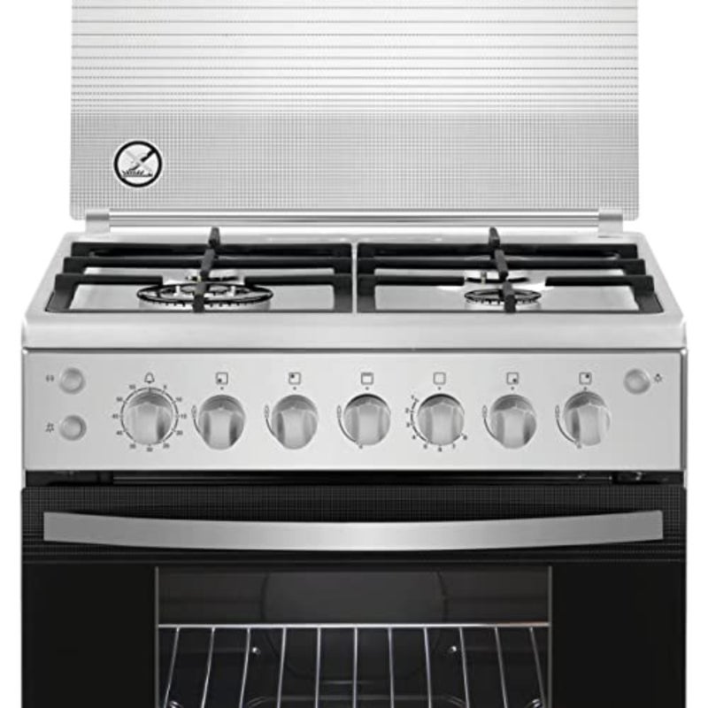 60 CMS Gas Cooker St. Steel Cast Iron Pan Support,2 Years Warranty - Image 2