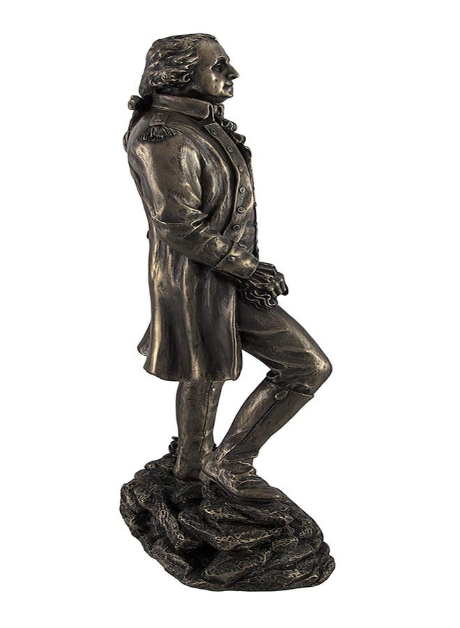 فيرونيز ديزاين تمثال من الراتنج بتصميم فيرونيز، يصور الرئيس جورج واشنطن واقفاً منتصراً، بارتفاع 11 بوصة. - Image 2