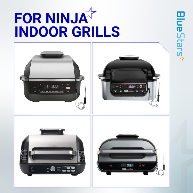 BlueStars Thermometer Meat Probe for Ninja FG550/FG551 Smart XL 6-in-1 Indoor Grill with Air Fry, IG651 Foodi Smart XL Pro 7-in-1, LG450CCO, LG550CO, BG550, EG351 Ninja Indoor Grill Accessories - Image 4