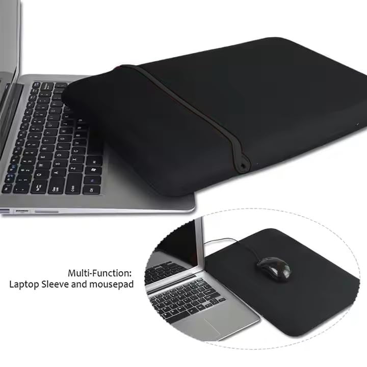 Aliens 15.6 Inch Laptop Sleeve, Slim Fit Neoprene Material Zipperless Laptop Case Cover Bag for MacBook, Asus, Acer, Lenovo, Dell, HP, Tablet, ipad Also Use as Mousepad (Black) - Image 4