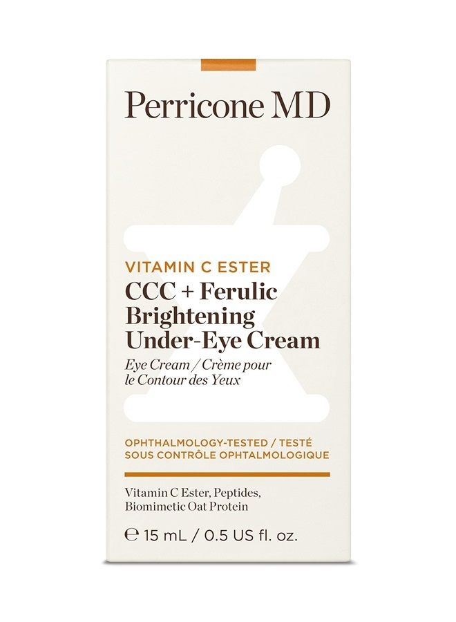 Perricone MD Vitamin C Ester CCC+ Ferulic Brightening Under-Eye Cream, 0.5 oz. - Image 2