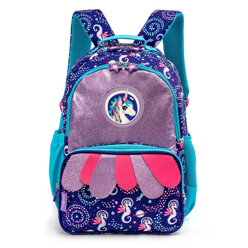 Milk & Moo Kids School Backpack, Ergonomic Design School Bag with 3 Zipper Compartments, Water Bottle Storage Mesh, Compact Lightweight School Bag, Comfortable Fit, School Bookbag for Boys Girls - Image 2