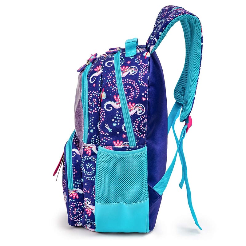 Milk & Moo Kids School Backpack, Ergonomic Design School Bag with 3 Zipper Compartments, Water Bottle Storage Mesh, Compact Lightweight School Bag, Comfortable Fit, School Bookbag for Boys Girls - Image 3
