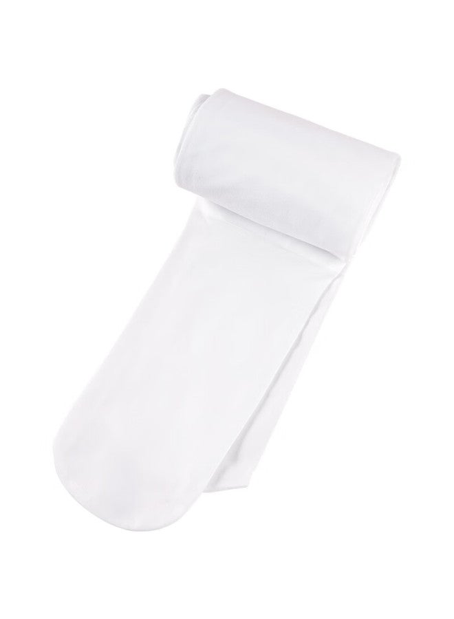 Aiwuge Dance Tights For Children, Girls, Summer, Medium-thick, White Leggings, Dance Practice Socks, Exam Preparation, Size S - Image 2
