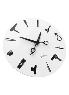 Timelike Barber Equiment Tools Wall Clock Modern Design Barber Shop Business Sign Wall Watch Beauty Hair Salon Clock Hairdresser Gift  - Image 4