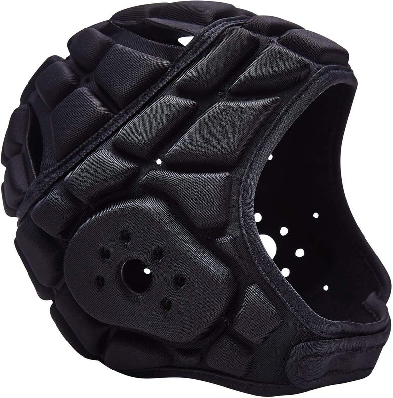 COOLOMG Soft Shell Flag Football Helmet 7v7 Rugby Helmet Padded Headgear Soccer Goalie Goalkeeper Head Protector for Youth Adults - Image 1