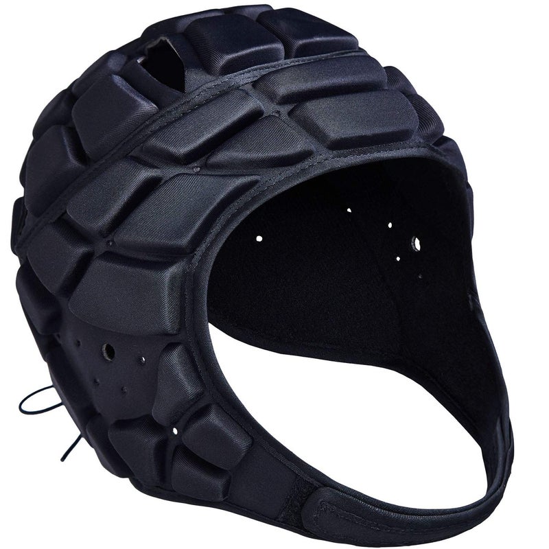 COOLOMG Soft Shell Flag Football Helmet 7v7 Rugby Helmet Padded Headgear Soccer Goalie Goalkeeper Head Protector for Youth Adults - Image 4