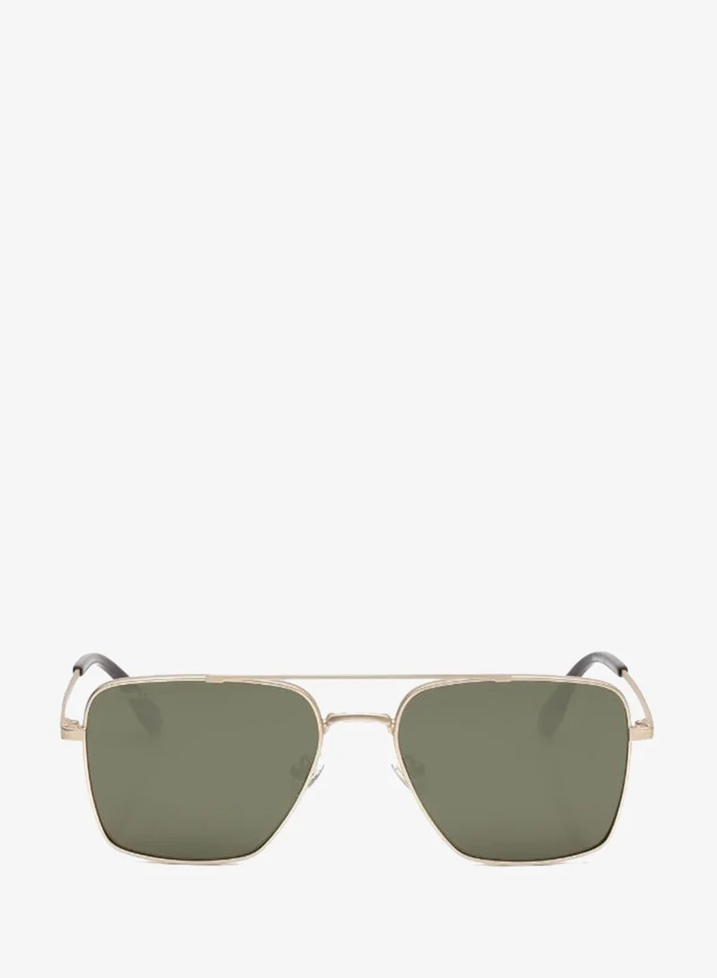 fastrack Polarized Sunglasses Gold Frame Brown Mirror Lens 57mm  - M8033BR2PV