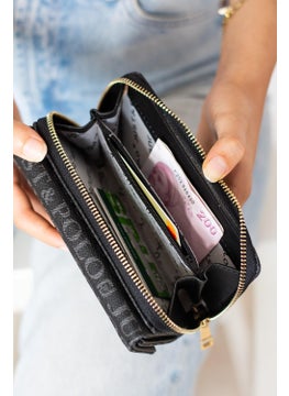 Just Polo Women's Black Wallet & Card Holder JP0001  - Image 4