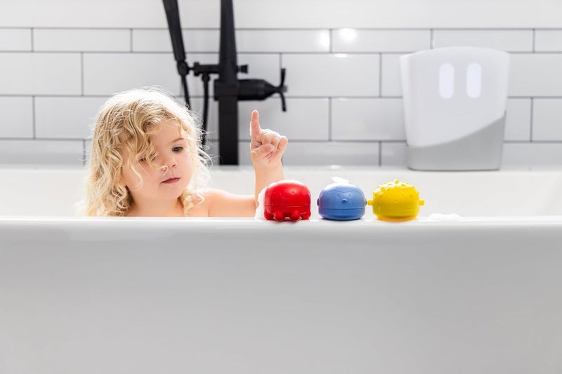 Ubbi Squeeze and Switch Silicone Mold Free Bath Toys for Toddlers and Baby - Image 2