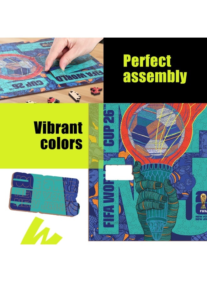 FIFA World Cup Official FIFA World Cup 2026 Wooden Puzzle – New York / New Jersey | Licensed Adults Puzzle 14+ - Image 3