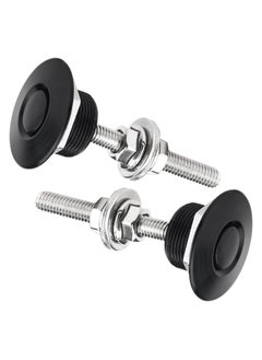 Quick Latch Hood Pins, Quick Release Lock Latch Bumper, Bumper Quick Release Latch Fastener Push Button Bonnet 1.25 inch Universal Aluminum Vehicle Quick Latch Hood Pins Locking