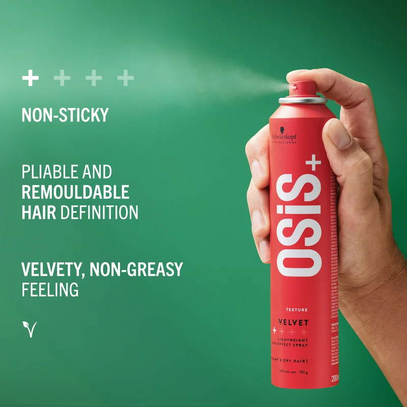Schwarzkopf Professional  Osis Velvet Spray - Light Hold - 200ml  | Best Price UAE