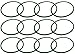 XVRTJ XVRTJ CLX200K O-Ring for Hayward Pool Chlorinator Chemical Feeder Lid CL200 & CL220 12-Pack  - Image 2