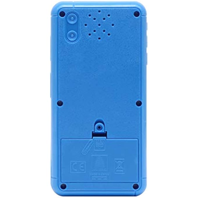 RETRO BLOCK GAME CONSOLE BRICK GAME CONSOLE WITH COLOUR TRAY AND LARGE SCREEN, POWERED BY BUILD 23 GAMES AND WITH A SMALL BODY (BLUE) - Image 5