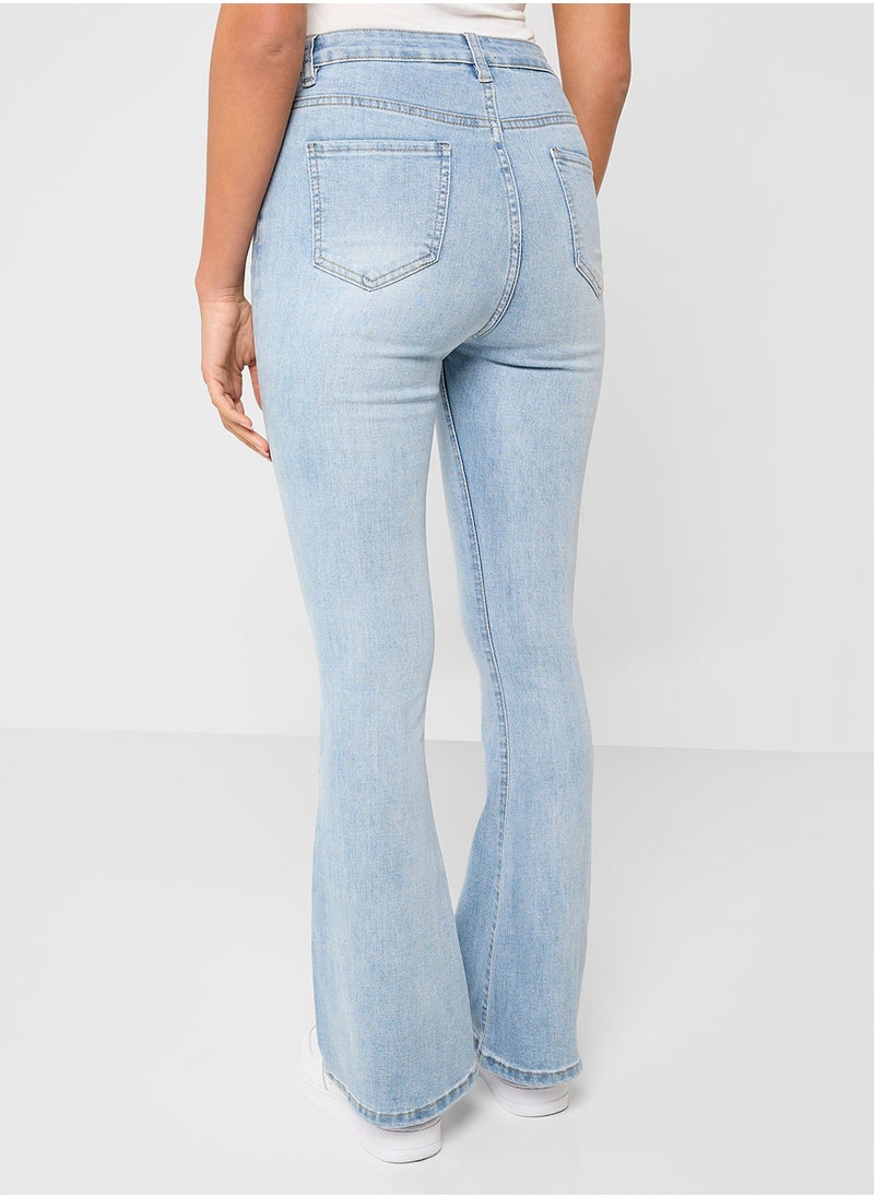 Ginger High Waist Flared Jeans  - Image 3
