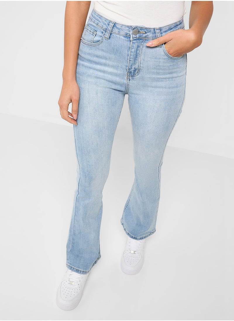 Ginger High Waist Flared Jeans  - Image 2