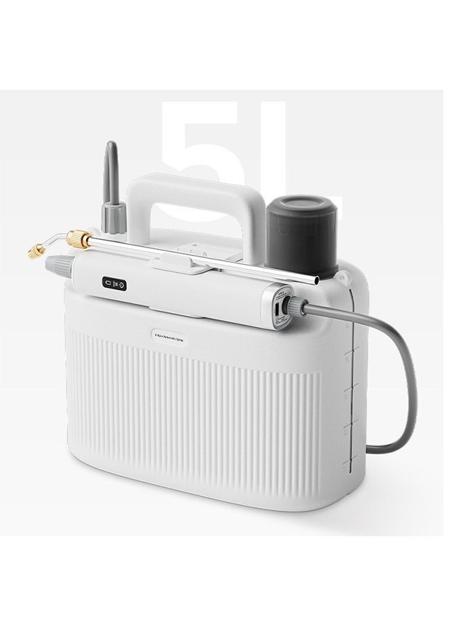 Sakulight Upgrade Electric Sprayer with USB Handle, Telescopic Wand,  Mist Nozzles and Adjustable Shoulder Strap, Garden Sprayer for Gardening, Cleaning,5L - Image 2