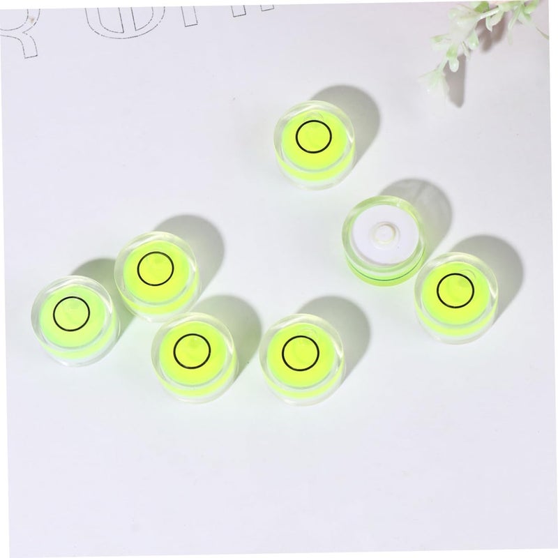 16pcs Circular Bubble Level with 15x8mm Green Horizontal Spirit Bubble for Tripod and Measuring Tools - Image 5