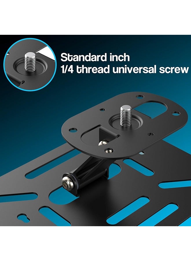 Wownect Foldable Projector Stand, Ultra-Compact Adjustable Small Mini Projector Stand Projector Ceiling Mount Black - Image 5