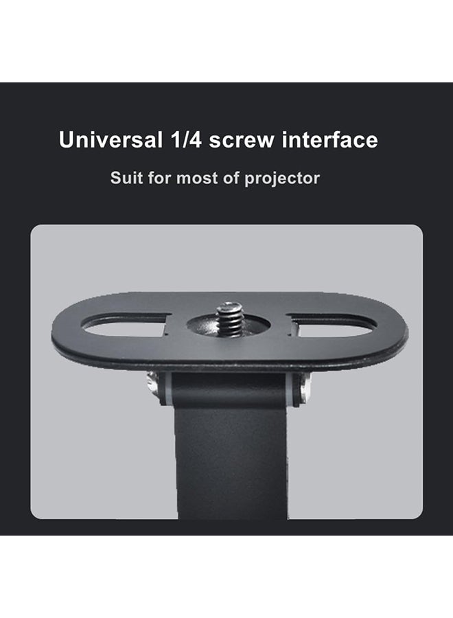 Wownect Foldable Projector Stand, Ultra-Compact Adjustable Small Mini Projector Stand Projector Ceiling Mount Black - Image 2
