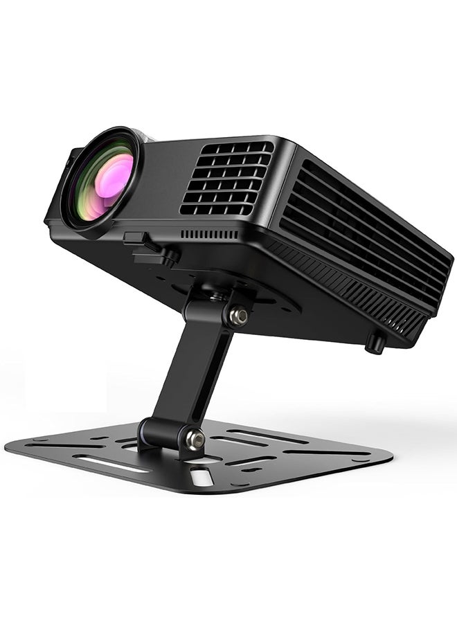 Wownect Foldable Projector Stand, Ultra-Compact Adjustable Small Mini Projector Stand Projector Ceiling Mount Black - Image 1