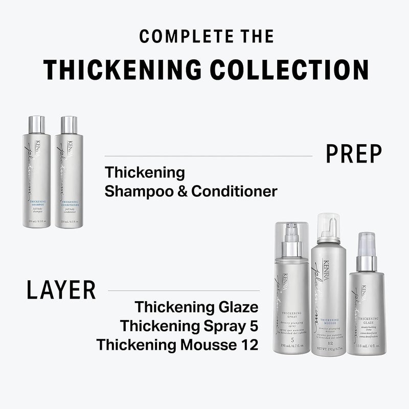 Kenra Professional Platinum Thickening Shampoo | Provides Nourishment & Delivers Shine | Increases Thickness & Volume | Body & Fullness | Protects Against Humidity | All Hair Types | 8.5 fl. Oz - Image 5