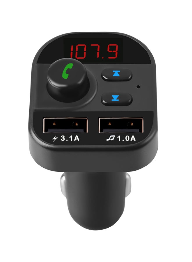 شاحن USB لاسلكي للسيارة أسود - Image 4