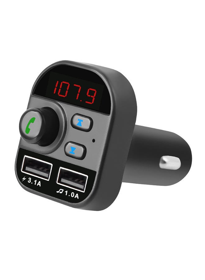 شاحن USB لاسلكي للسيارة أسود - Image 2