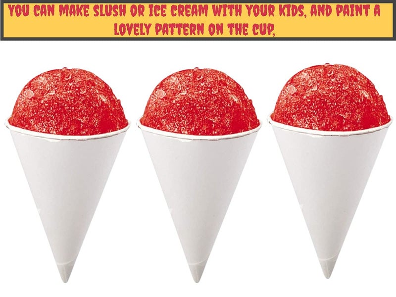 Smygoods Disposable White Paper Cone Cups (Pack of 400-4.5 oz) Eco-Friendly, Leak-Proof, Ideal for Events, Water Coolers, Quick Hydration & Efficient Cleanup - Image 5