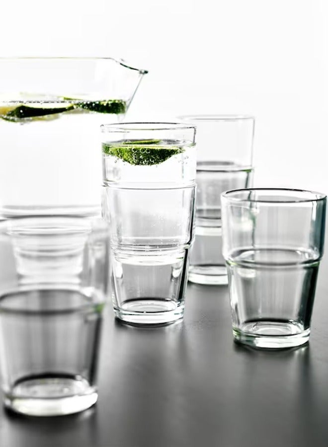 4-Piece Glass Tea Cup Set Clear 17 cl  - Image 4