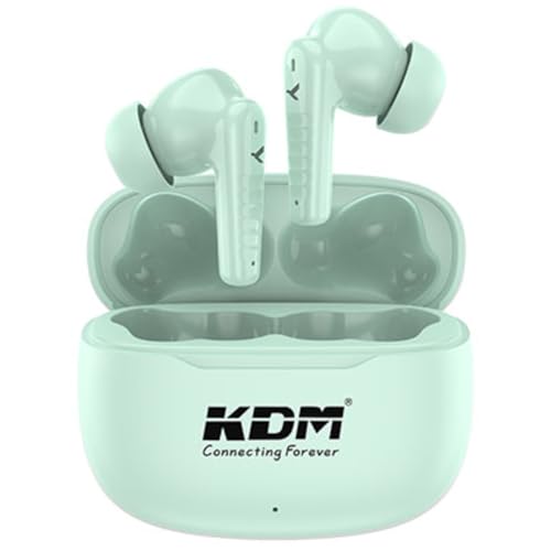 KDM – Z1 Inairpods Truly Wireless in Ear Earbuds with 30hrs Playtime, Voice Assistan, Low Power Consumption IC, Low Latency, Buds TWS, Pista Green - Image 1